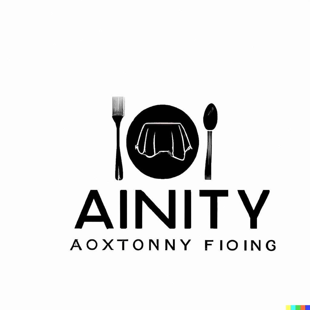 a representation of anxiety, restaurant logo design